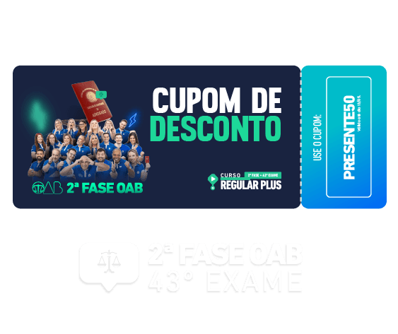 <p>Cupom de desconto para 2ª Fase da OAB</p>